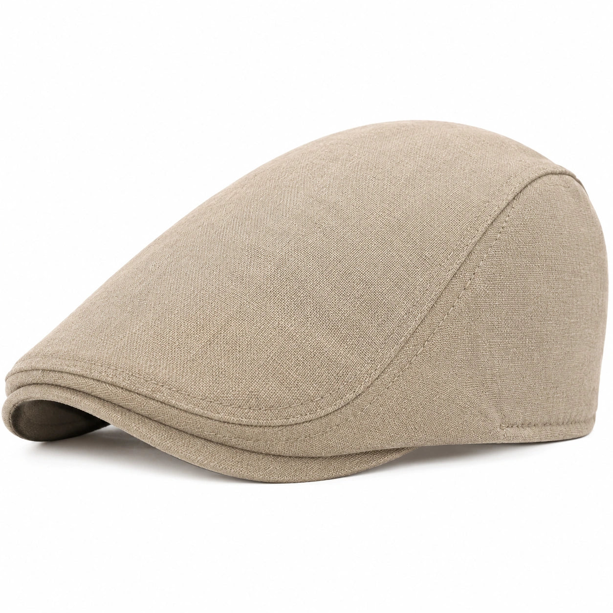 Schiebermütze Einheitsgröße aus Textil Beige für Alltag im klassischen Stil